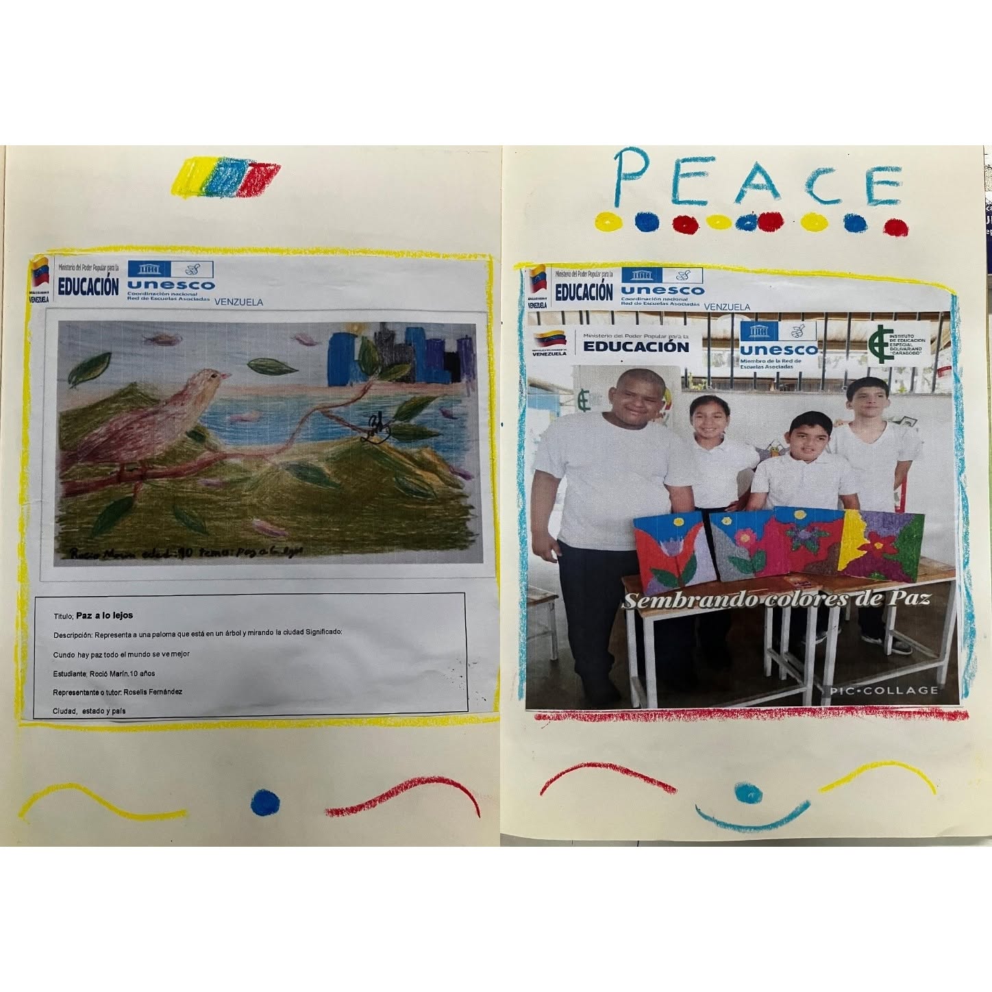 ¡Estudiantes Venezolanos Comparten su Visión de la Paz!